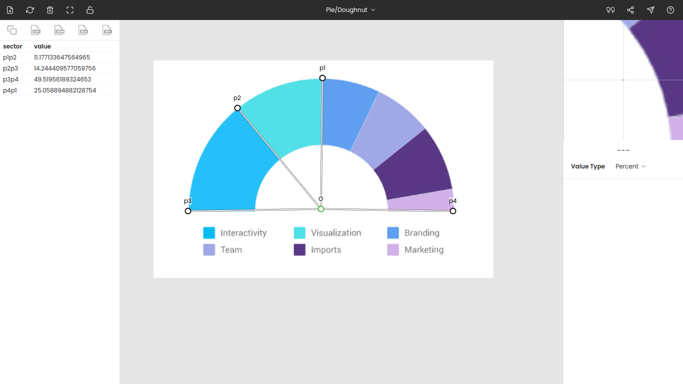 Screenshot of free web version of PlotDigitizer