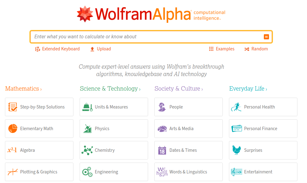 Wolfram Alpha