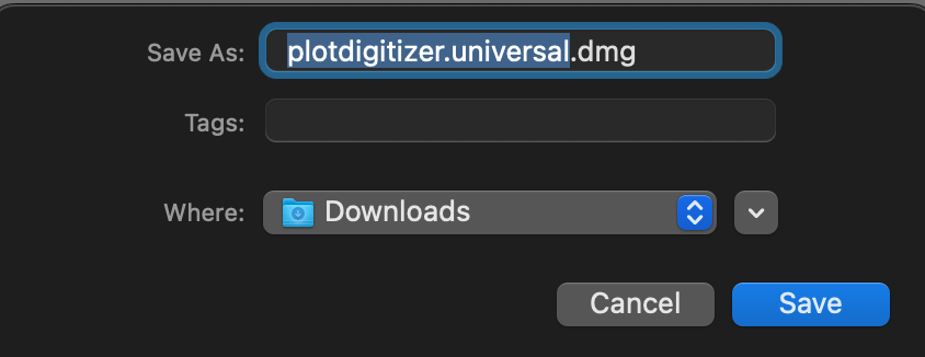 PlotDigitizer installation on macOS Screenshot 2