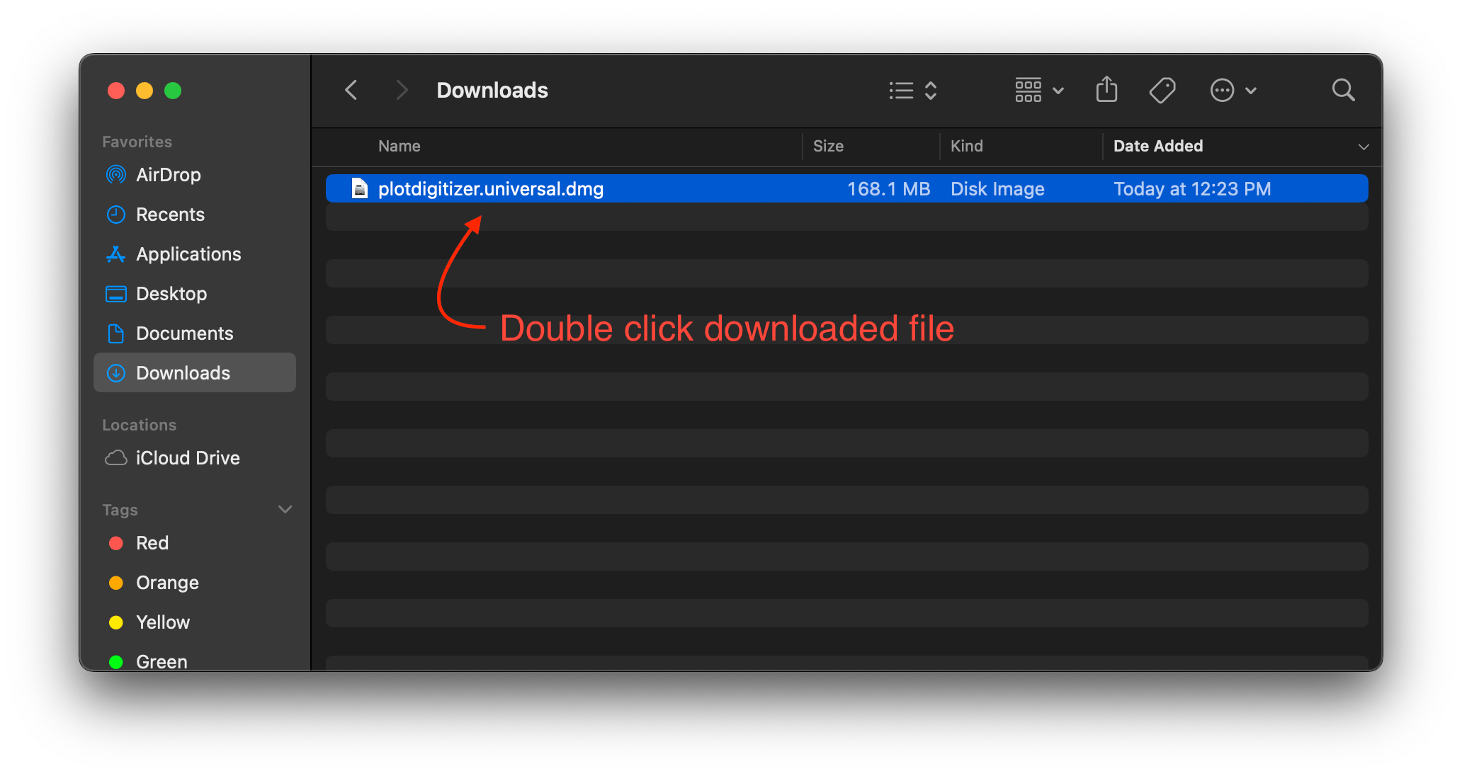 PlotDigitizer installation on macOS Screenshot 3
