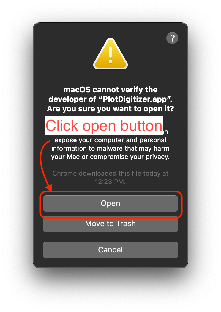 PlotDigitizer installation on macOS Screenshot 6